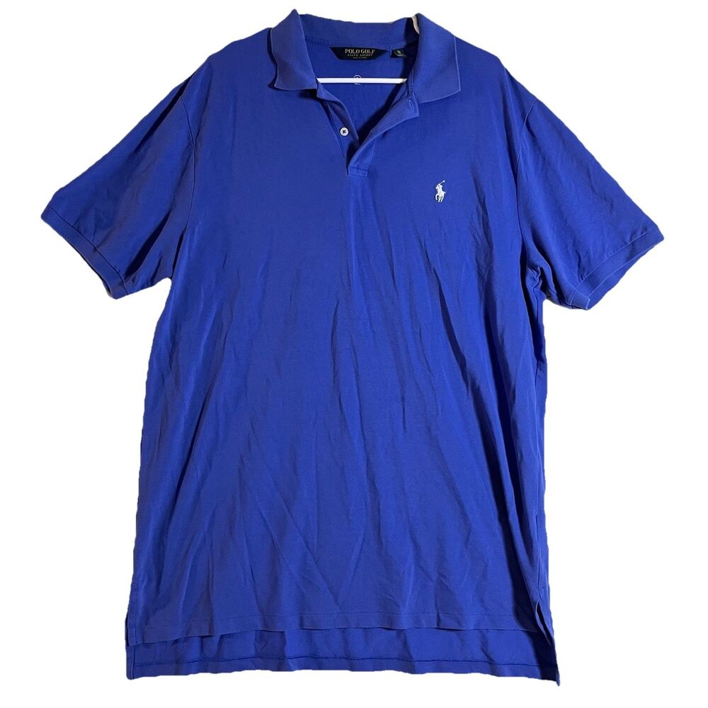 Polo Ralph Lauren Purple White Pony POLO SHIRT XL Extra Large